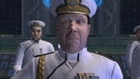 Fleet Admiral Lord Hood in white dress.