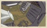 Concept of the seating area without seats of the Warthog in Halo: Campaign Evolved.