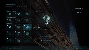 Halo: Campaign Evolved press kit image promoting skulls.