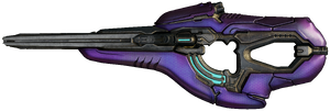 A cropped screenshot of a weapon in Halo 2: Anniversary's campaign. Original image by User:JackVibe.