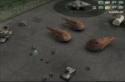 Scout cars, a stalker tank, horseshoe crab tanks, heavy troopers, the Mowitser, the starfighter, and some propane tanks.