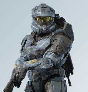 Stone as she appears in the Halo Encyclopedia (2022 edition).