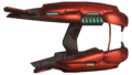 A right-side view of the Brute Plasma Rifle in Halo 3: ODST.
