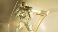 Avery Johnson fires his M99 Stanchion in Halo: Campaign Evolved.