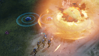 Three Victory mines in Halo Wars 2.