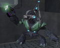 Detail view of a Heavy Grunt from Halo 2.