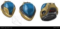 Concept art of the Burrowlens helmet.