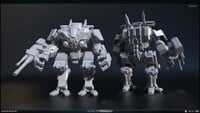 The Halo Wars 2 high-poly model for the Cyclops.