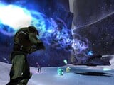 The Master Chief fighting the Covenant.