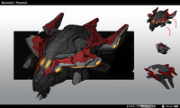 Concept art of the Banished Phantom for Halo Wars 2.