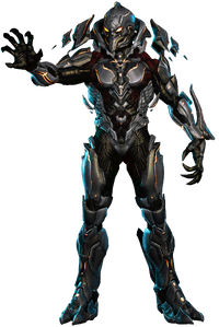 Ur-Didact clad in full armor.