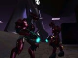 Two Sangheili Majors guarding the underground tunnel.