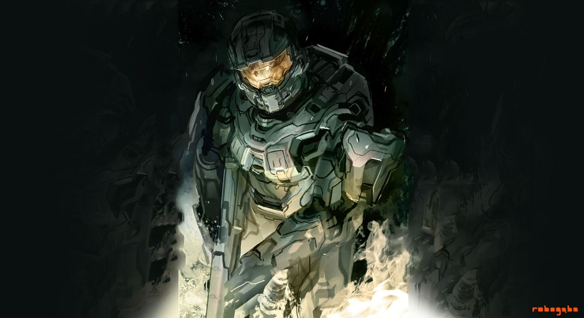 File:H4 ChiefFiring Concept.jpg - Halopedia, the Halo wiki