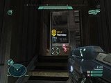 The Sangheili combat harness HUD in the Halo: Reach Beta.