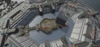 Overhead shot of ONI Alpha Site from the ODST Mod tools
