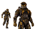 UI asset from Halo: Campaign Evolved of a Mark V armor skin.