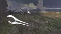 Assassin Skull in Halo 2 campaign level Regret.
