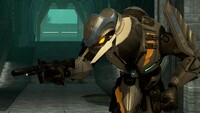 A Sangheili carrying the M7S on Guardian.